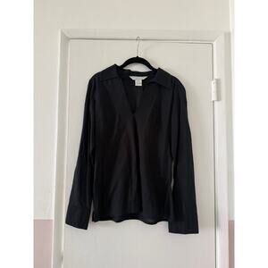 Trina Turk Black 100% Cotton Shirt - Size M